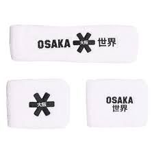 OSAKA Sweatband Set Wit