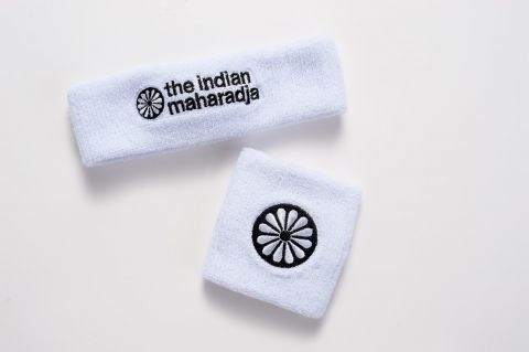 INDIAN MAHARADJA Headband White